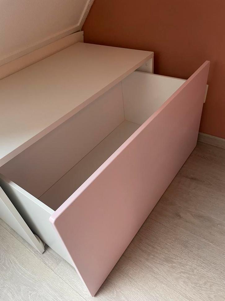 Ikea Smastad Speelgoedkist - Roze, Huis en Inrichting, Kasten | Ladekasten, Zo goed als nieuw, Minder dan 100 cm, 50 tot 100 cm