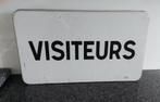 Aluminium Bordje 'Visiteurs', Ophalen of Verzenden