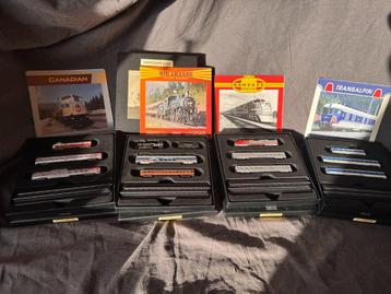 Zeldzame Atlas Minitrains 1:220 – wereldberoemde treinen beschikbaar voor biedingen