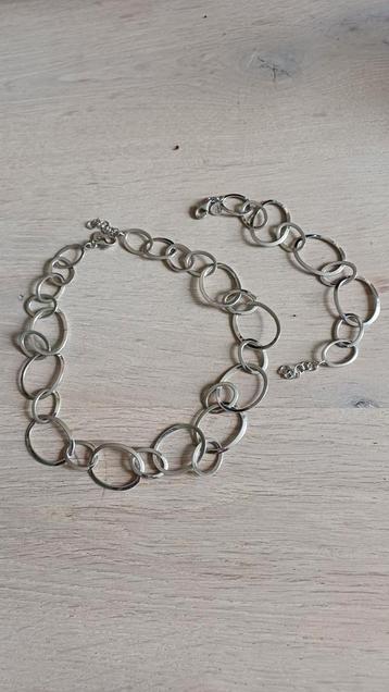 Zilveren Casa Set: Ketting & Armband beschikbaar voor biedingen