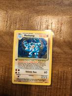 Machamp 1st edition base set holo, Hobby en Vrije tijd, Verzamelkaartspellen | Pokémon, Ophalen of Verzenden, Gebruikt, Losse kaart
