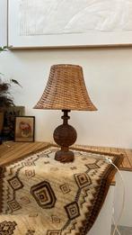 70’s lamp, Huis en Inrichting, Lampen | Lampenkappen, Gebruikt, Bruin, Ophalen of Verzenden, 50 cm of meer