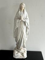 Brocante Oud shabby Groot Maria beeld 48.5 cm gips, Ophalen of Verzenden, Gebruikt, Beeld(je)