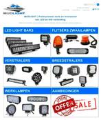 CREE LED 20 watt schijnwerper, deklicht, dekverlichting, Verzenden, Nieuw, Elektra en Verlichting, Zeilboot of Motorboot