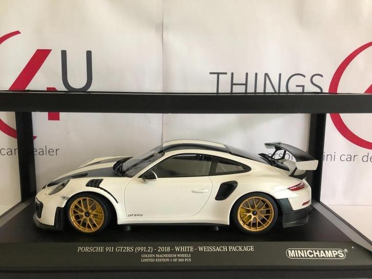 Minichamps 1:18 Porsche 911 (991 II) GT2 RS Weissach Package, Hobby en Vrije tijd, Modelauto's | 1:18, Nieuw, Auto, MiniChamps