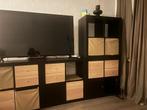 Ikea kallax kast 4 elementen, lades, deurtjes en mandjes, Ophalen, Gebruikt, 50 tot 75 cm, 200 cm of meer