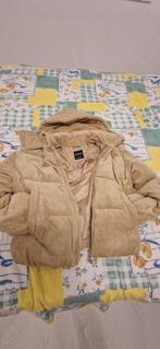 Bershka Corduroy Puffer Jacket XS, Kleding | Heren, Ophalen of Verzenden, Zo goed als nieuw, Beige