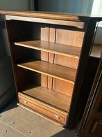 Mooi donker eiken boeken kast, Huis en Inrichting, Kasten | Boekenkasten, Ophalen, Zo goed als nieuw, 25 tot 50 cm
