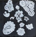 Mooie stukjes kant, Hobby en Vrije tijd, Kledingapplicaties en Hotfix, Ophalen, Nieuw, Overige applicaties