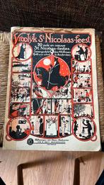Oud bladmuziek boek met st nicolaas liedjes, Vintage sint, Diversen, Sinterklaas, Ophalen of Verzenden, Gebruikt
