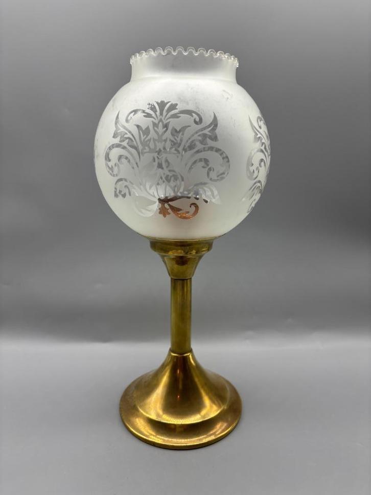 Vintage Spring loaded candle lamp messing, Antiek en Kunst, Antiek | Lampen, Ophalen of Verzenden