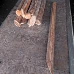 Oude balken doorleefde schoren grenen, Doe-het-zelf en Verbouw, Ophalen, Eiken, 50 mm of meer, Balk