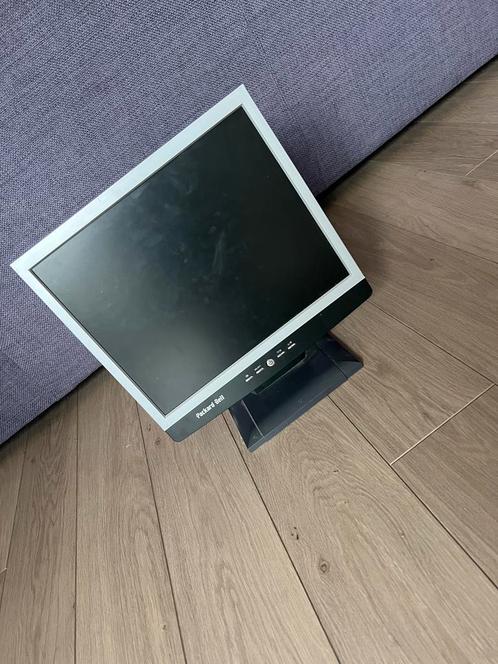 Packard Bell- 17” LCD Monitor met VGA-aansluiting, Computers en Software, Monitoren, Gebruikt, 60 Hz of minder, VGA, Kantelbaar