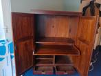 *GRATIS* Mooie houten computerkast, Huis en Inrichting, Ophalen, Gebruikt, 120 tot 170 cm