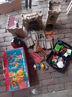 playmobil kasteel koffer poppetjes voertuigen paard motor, Kinderen en Baby's, Speelgoed | Playmobil, Ophalen, Gebruikt, Los playmobil