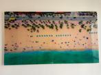 Wandfoto strandbeeld, Huis en Inrichting, Foto of Poster, 125 cm of meer, Zo goed als nieuw, Ophalen