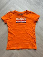 Oranje t-shirt maat 116, Kinderen en Baby's, Kinderkleding | Maat 116, Jongen of Meisje, Ophalen of Verzenden, Zo goed als nieuw