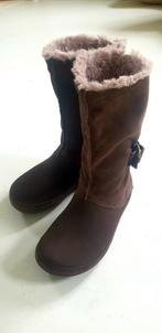 Limited edition bijzondere suède Crocs winter laarzen, Hoge laarzen, Bruin, Verzenden, Zo goed als nieuw