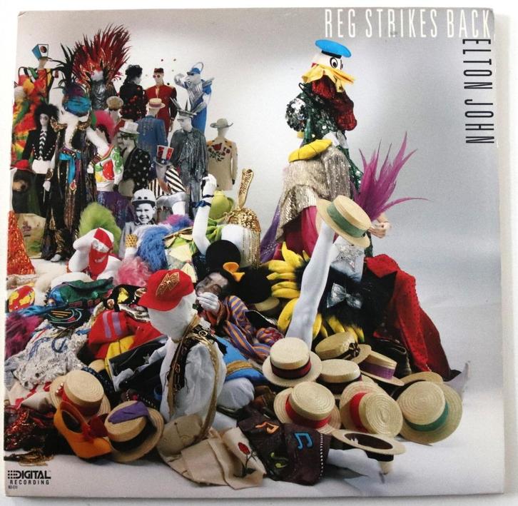 Elton John - Reg Stikes Back LP – 1988, Cd's en Dvd's, Vinyl | Rock, Gebruikt, Poprock, 12 inch, Ophalen