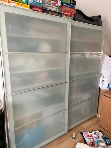 Schuifdeuren voor PAX kast 200x201 cm