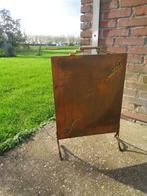 haardscherm messing, Huis en Inrichting, Haarden, Ophalen of Verzenden, Gebruikt, Vrijstaande haard, Houthaard
