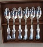 Koninklijk Begeer, 6 Biedemeier lepeltjes, in originele doos, Antiek en Kunst, Ophalen of Verzenden