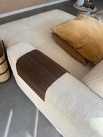 Houten armleuning dienblad, Gebruikt, Driepersoons, 75 tot 100 cm, Ophalen of Verzenden