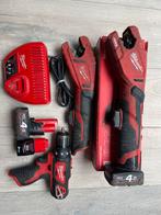 Milwaukee m12 PCSS + c12 PC + m12 BDD, Doe-het-zelf en Verbouw, Gereedschap | Handgereedschap, Ophalen of Verzenden, Gebruikt