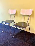 2x Vintage Auping Rietveld chairs jaren 50/60 retro stoelen, Huis en Inrichting, Stoelen, Ophalen, Gebruikt, Twee, Zwart