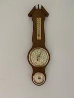 Barometer 38cm hout, Ophalen of Verzenden, Zo goed als nieuw, Barometer