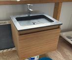 Wastafelkast met stenen wasbak, Ophalen of Verzenden, Zo goed als nieuw
