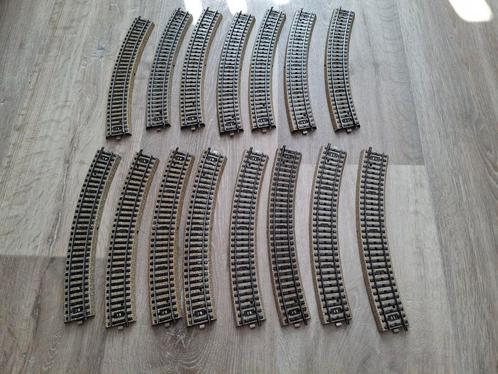 Marklïn 5200 buitenbocht rails, Hobby en Vrije tijd, Modeltreinen | H0, Gebruikt, Rails, Wisselstroom, Märklin, Analoog, Ophalen of Verzenden