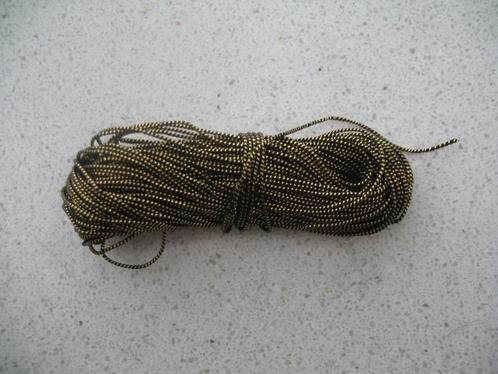 Restantje Hobby Koord Donker Metallic Gouddraad Zwart Vint, Hobby en Vrije tijd, Overige Hobby en Vrije tijd, Nieuw, Ophalen of Verzenden