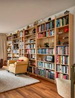 Billy boekenkasten in lichte houtkleur (berken?), Huis en Inrichting, Kasten | Boekenkasten, 25 tot 50 cm, Met plank(en), Gebruikt