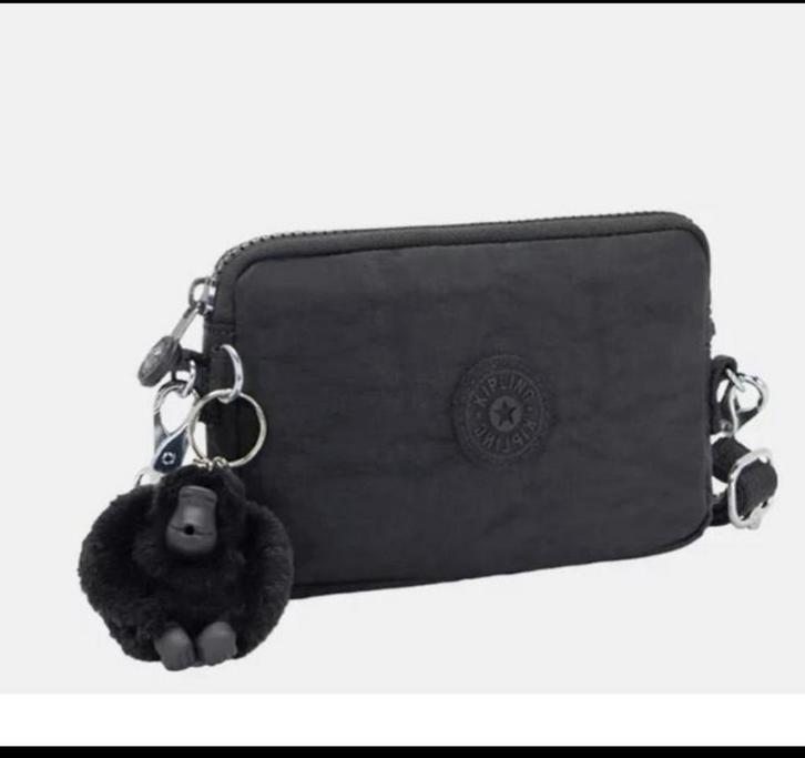 Kipling schoudertas / crossbodytas  2x gedragen  zwart, Sieraden, Tassen en Uiterlijk, Tassen | Schoudertassen, Zo goed als nieuw
