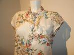 High Use schattig voorjaars blousje bloemetjes kleur M, Kleding | Dames, Maat 38/40 (M), High Use, Wit, Ophalen of Verzenden