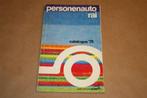 Catalogus Personenauto RAI - 1975, Boeken, Auto's | Boeken, Ophalen of Verzenden, Zo goed als nieuw, Algemeen