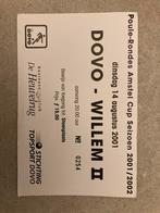 TICKET DOVO-WILLEM II AMSTEL CUP 01-02, Ophalen of Verzenden, Zo goed als nieuw, Willem II, Overige typen
