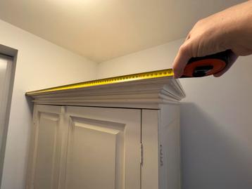 Vintage Kast met Dubbele Scharnierdeuren + veel opbergruimte - afbeelding 12