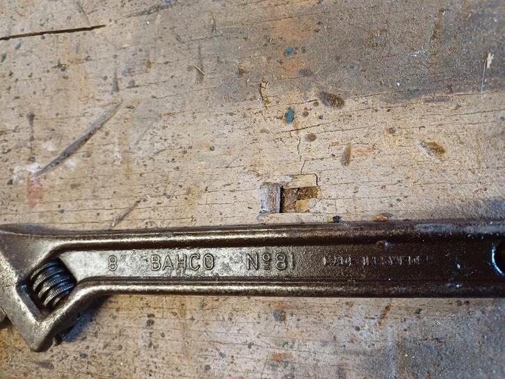 Bahco No. 91 verstelbare moersleutel, Doe-het-zelf en Verbouw, Gereedschap | Handgereedschap, Gebruikt, Ophalen of Verzenden