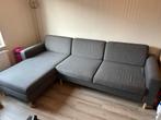 Grijze hoekbank, Huis en Inrichting, Ophalen, Gebruikt, Vierpersoons of meer