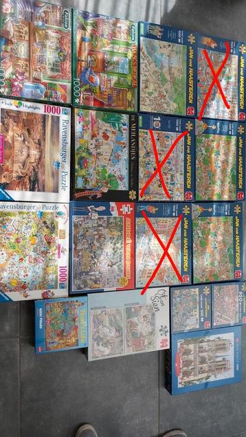 Diverse Legpuzzels - Jan van Haasteren, Ravensburger beschikbaar voor biedingen