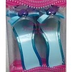 Nieuw ! Mooie Blauwe Prinsessen Muiltjes /Hakjes + Siersteen, Ophalen of Verzenden, Nieuw, 104 of kleiner, Meisje