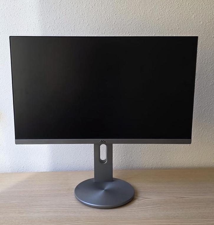 AOC Monitor (i2490PXQU/BT), Computers en Software, Monitoren, Gebruikt, 60 Hz of minder, HDMI, In hoogte verstelbaar, IPS, Full HD