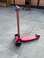 Roze Micro Maxi step, Kinderen en Baby's, Speelgoed | Buiten | Voertuigen en Loopfietsen, Ophalen of Verzenden, Gebruikt, Loopfiets