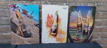 3 reclameborden Corona Cerveza - deel 3 beschikbaar voor biedingen