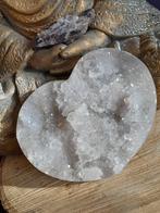 Prachtig XL sparkly Flower Amethist hart., Verzenden