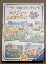 Puzzel ravensburger my first puzzles huisdiern 2-4-6-8 st., Ophalen of Verzenden, Minder dan 500 stukjes, Nieuw, Legpuzzel