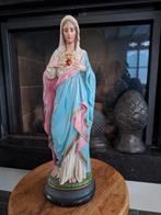 Groot gipsen Mariabeeld, Antiek en Kunst, Antiek | Religie, Ophalen of Verzenden