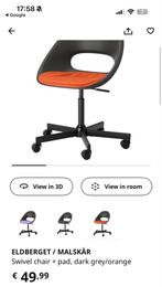 Ikea Eldberget bureaustoel - Zaandam, Ophalen, Zo goed als nieuw, Zwart, Bureaustoel